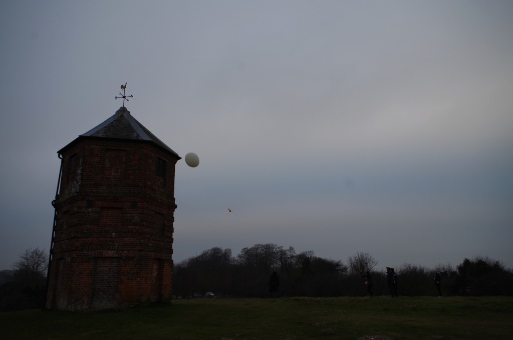 The wind picked up just as we were launching which added to our spinning problem